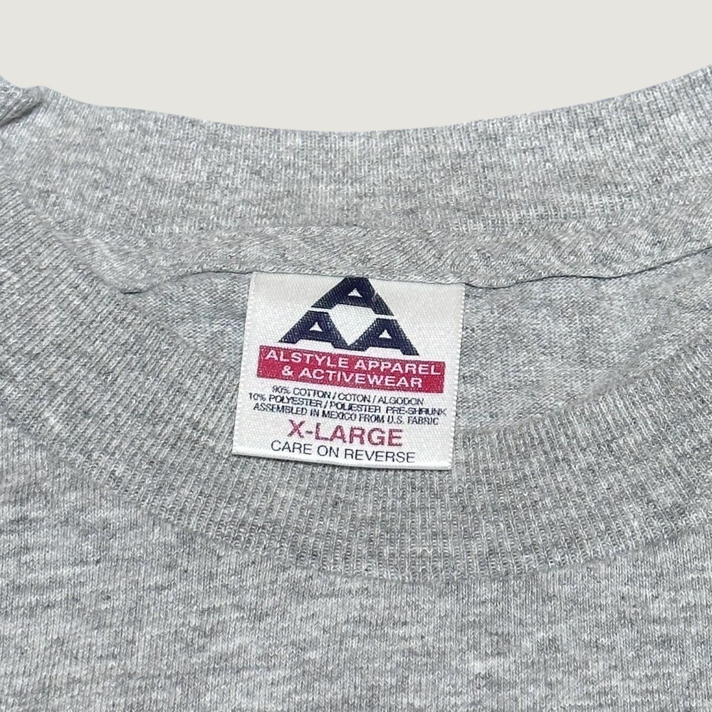 Vintage Michigan State T-Shirt Mens XL NCAA‎ Spartans Heather Gray Long Sleeve - Picture 3 of 6